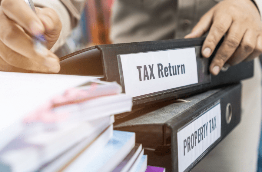 Tax Payer Bill of Rights, Tax Returns photo of files