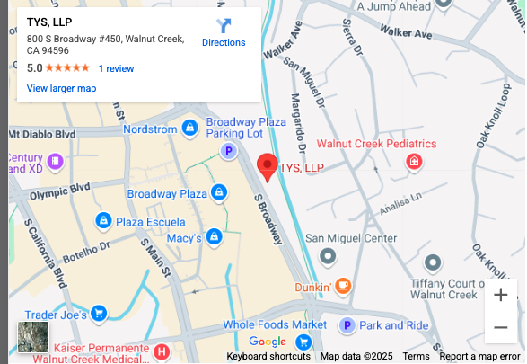 Contact us in California